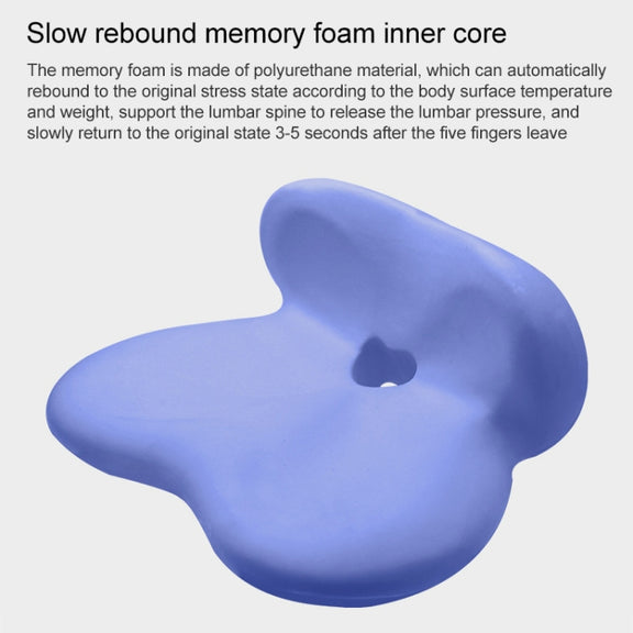 Memory Foam Petal Cushion Office Chair Home Car Seat Cushion, Size: Without Storage Bag(Starry Blue)