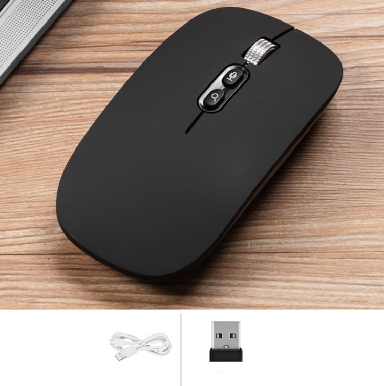 M103 1600DPI 5 Keys 2.4G Wireless Mouse Charging Ai Intelligent Voice Office Mouse, Support 28 Languages(Black)