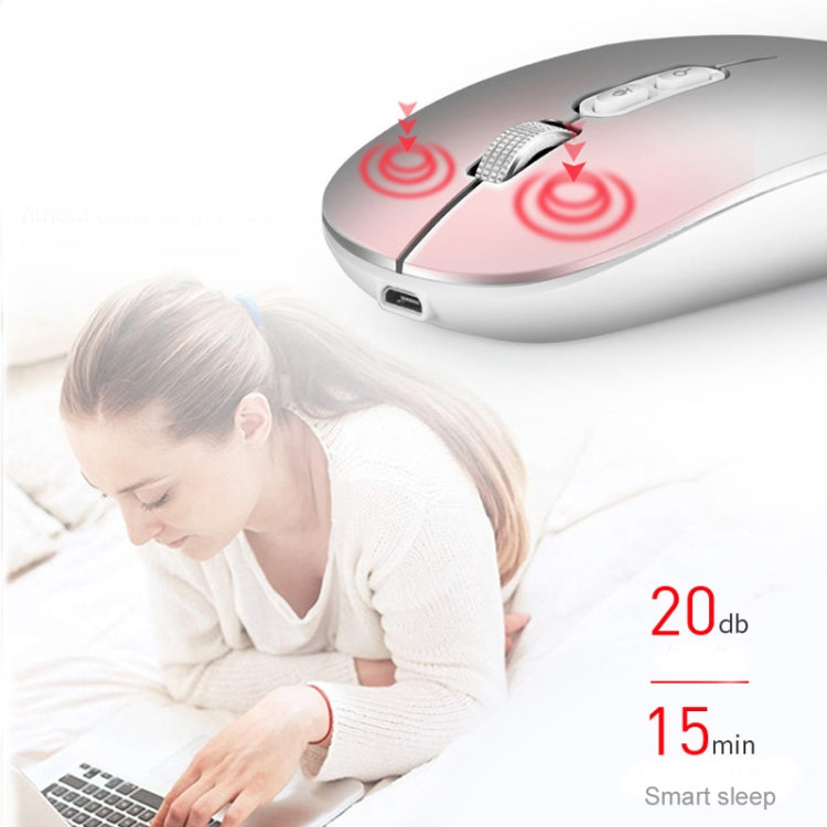 M103 1600DPI 5 Keys 2.4G Wireless Mouse Charging Ai Intelligent Voice Office Mouse, Support 28 Languages(Black)