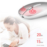 M103 1600DPI 5 Keys 2.4G Wireless Mouse Charging Ai Intelligent Voice Office Mouse, Support 28 Languages(Black)