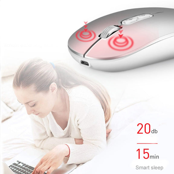 M103 1600DPI 5 Keys 2.4G Wireless Mouse Charging Ai Intelligent Voice Office Mouse, Support 28 Languages(Black)