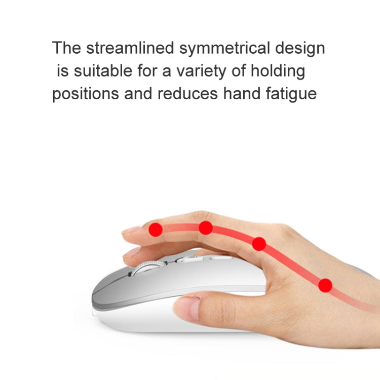 M103 1600DPI 5 Keys 2.4G Wireless Mouse Charging Ai Intelligent Voice Office Mouse, Support 28 Languages(Black)
