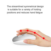 M103 1600DPI 5 Keys 2.4G Wireless Mouse Charging Ai Intelligent Voice Office Mouse, Support 28 Languages(Black)