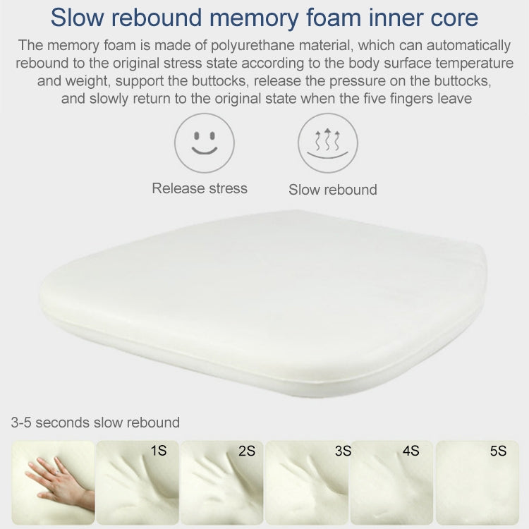 Memory Foam Thicken Stool Cushion Sofa Window Sill Bay Window Seat Cushion, Colour: Dot Paste (Purple)