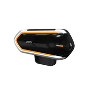 BT-S2 Helmet Bluetooth Headset FM Radio/CSR Full Duplex Walkie Talkie(Black Orange)