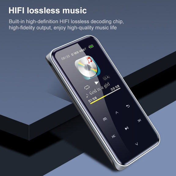 M22 Portable Bluetooth Touch Screen MP3 Player Recorder E-Book, Memory Capacity: 8GB(Black)