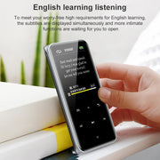 M22 Portable Bluetooth Touch Screen MP3 Player Recorder E-Book, Memory Capacity: 8GB(Black)