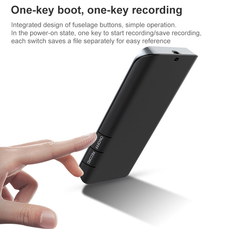 M22 Portable Bluetooth Touch Screen MP3 Player Recorder E-Book, Memory Capacity: 8GB(Black)