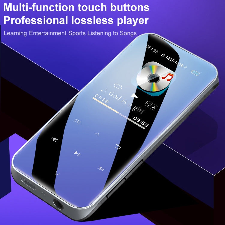 M22 Portable Bluetooth Touch Screen MP3 Player Recorder E-Book, Memory Capacity: 8GB(Black)
