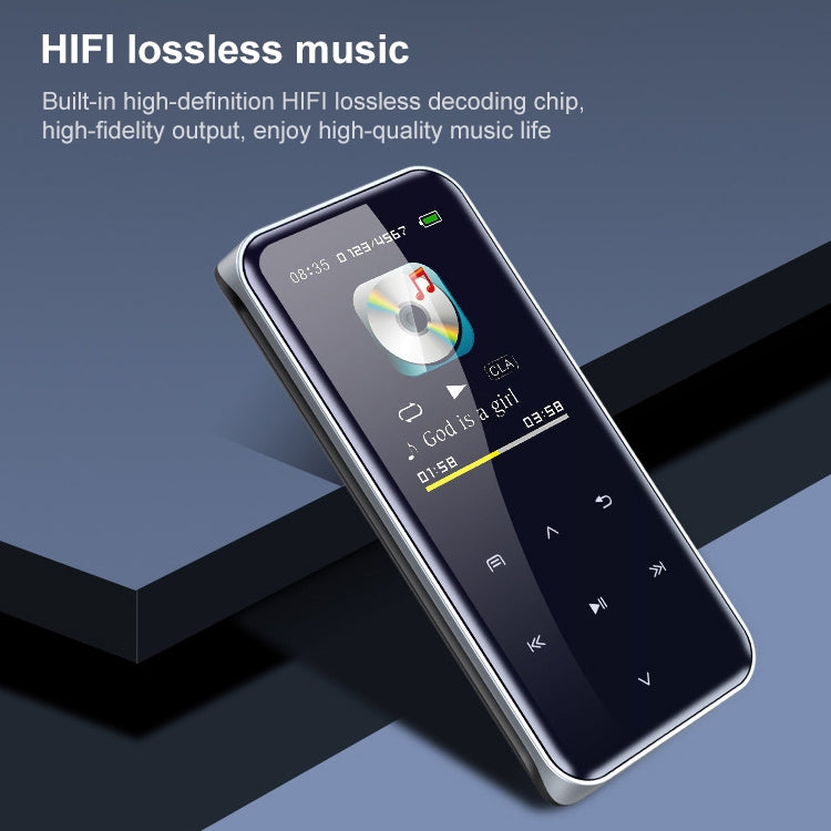 M22 Portable Bluetooth Touch Screen MP3 Player Recorder E-Book, Memory Capacity: 32GB(Black)
