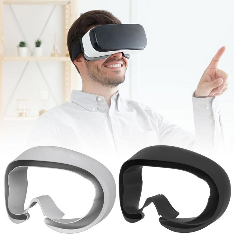 For Pico 4 VR Goggles Eye Pads  Silicone Protective Cover(Black)