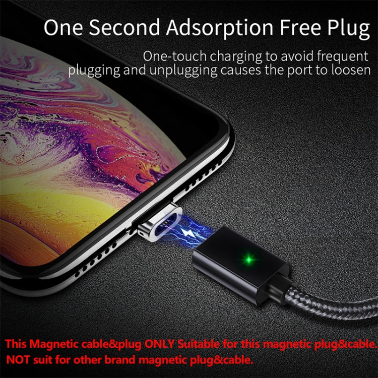 2 PCS ESSAGER Smartphone Fast Charging and Data Transmission Magnetic Cable with Micro USB Magnetic Head, Cable Length: 2m(Black)