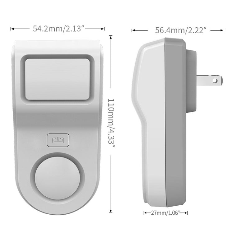 BG-303 Smart Frequency Conversion Household Ultrasonic Insect / Mosquito / MouseRepellent, Product specifications: US Plug 110V(White)