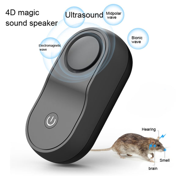 BG301 Ultrasonic Rodent Repeller Electronic Multi-Purpose Insect Repeller, Plug Type: AU Plug 220V(White)