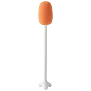 Long Handle Vertical Cup Brush Baby Bottle Sponge Cleaning Brush, Length: 29cm(White)