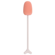 Long Handle Vertical Cup Brush Baby Bottle Sponge Cleaning Brush, Length: 29cm(Pink)