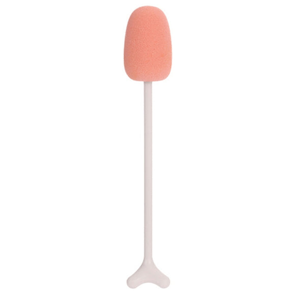 Long Handle Vertical Cup Brush Baby Bottle Sponge Cleaning Brush, Length: 29cm(Pink)