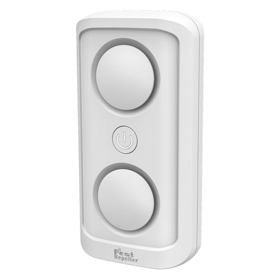 BG302 Dual-Speaker Intelligent Frequency Conversion Mosquito Repellent Ultrasonic Insect Repellent, Product specifications: US Plug 110V(White)