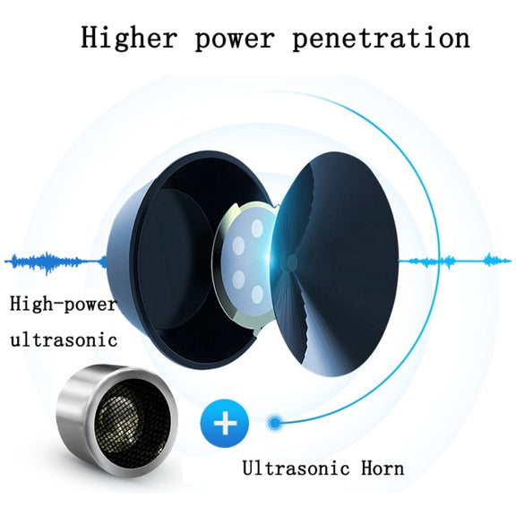 BG302 Dual-Speaker Intelligent Frequency Conversion Mosquito Repellent Ultrasonic Insect Repellent, Product specifications: US Plug 110V(White)