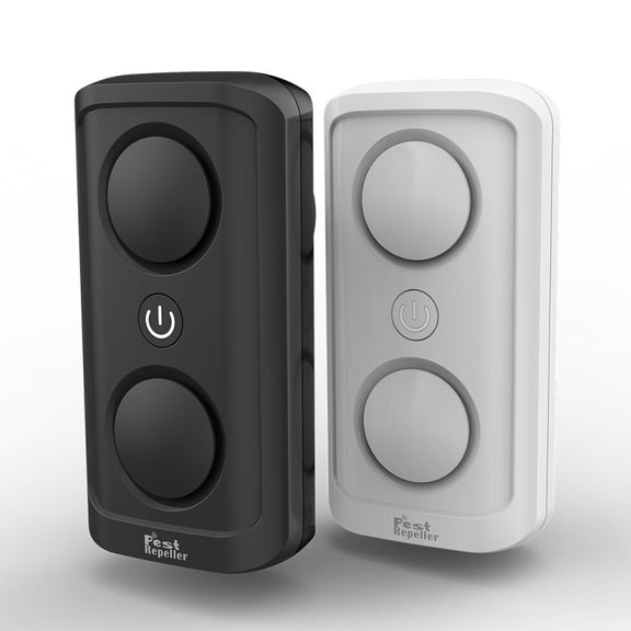 BG302 Dual-Speaker Intelligent Frequency Conversion Mosquito Repellent Ultrasonic Insect Repellent, Product specifications: US Plug 110V(White)