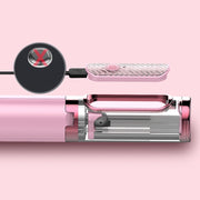 Y202 Bluetooth Selfie Stick With Floor Tripod Stand Mobile Phone Selfie Camera(Pink)