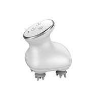 Head Scalp Massager Electric Beauty Instrument Multifunctional Kneading Vibration Physiotherapy Instrument(White)