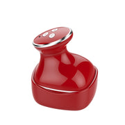 Head Scalp Massager Electric Beauty Instrument Multifunctional Kneading Vibration Physiotherapy Instrument(Red)