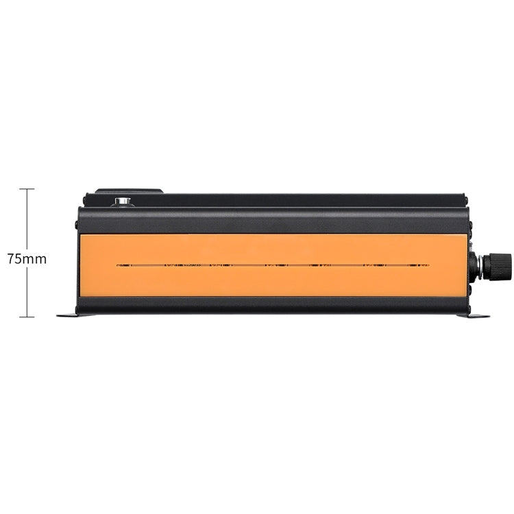 XUYUAN 4000W Car Inverter LED Colorful Atmosphere Light 4 USB Charging Converter, Specification: 24V-220V