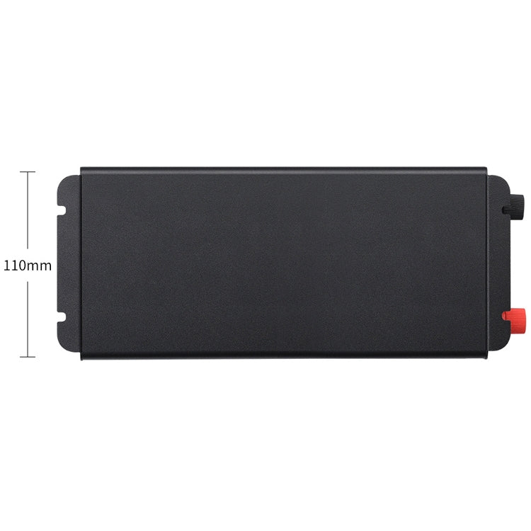 XUYUAN 4000W Car Inverter LED Colorful Atmosphere Light 4 USB Charging Converter, Specification: 24V-220V