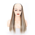 Wig Half Headgear Long Straight Hair U-Shaped Wig Headgear, Colour: 12.US-12H613 - free shipping - PMC TechLife - Order now!