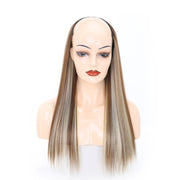 Wig Half Headgear Long Straight Hair U-Shaped Wig Headgear, Colour: 12.US-12H613