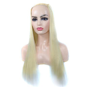 Wig Half Headgear Long Straight Hair U-Shaped Wig Headgear, Colour: 15. US-613#