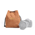 S.C.COTTON Liner Shockproof Digital Protection Portable SLR Lens Bag Micro Single Camera Bag Square Khaki L - free shipping - PMC TechLife - Order now!