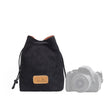 S.C.COTTON Liner Shockproof Digital Protection Portable SLR Lens Bag Micro Single Camera Bag Square Black M - Lens Bag by S.C.COTTON | Online Shopping South Africa | PMC TechLife | Buy Now Pay Later Mobicred