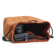 S.C.COTTON Liner Shockproof Digital Protection Portable SLR Lens Bag Micro Single Camera Bag Square Blue S