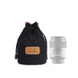 S.C.COTTON Liner Shockproof Digital Protection Portable SLR Lens Bag Micro Single Camera Bag Round Black S - free shipping - PMC TechLife - Order now!