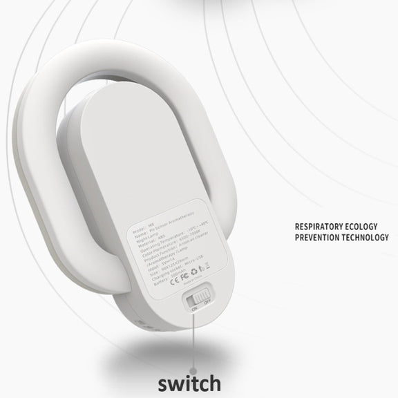 M8 PIR&Light Smart Dual Induction Night Light Negative Ion Air Purification Aromatherapy Night Light Corridor Light Reading Light