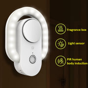 M8 PIR&Light Smart Dual Induction Night Light Negative Ion Air Purification Aromatherapy Night Light Corridor Light Reading Light