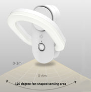 M8 PIR&Light Smart Dual Induction Night Light Negative Ion Air Purification Aromatherapy Night Light Corridor Light Reading Light