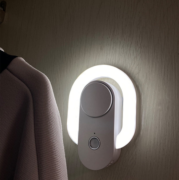 M8 PIR&Light Smart Dual Induction Night Light Negative Ion Air Purification Aromatherapy Night Light Corridor Light Reading Light