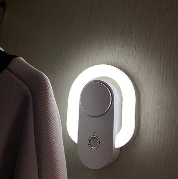 M8 PIR&Light Smart Dual Induction Night Light Negative Ion Air Purification Aromatherapy Night Light Corridor Light Reading Light