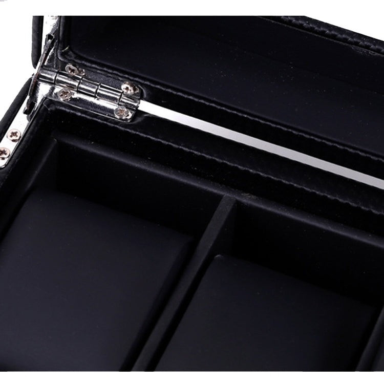 Woven Pattern PU Leather Watch Box Jewelry Storage Display Box, Colour: 12 Bits