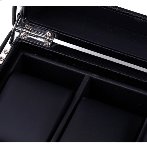 Woven Pattern PU Leather Watch Box Jewelry Storage Display Box, Colour: 12 Bits