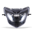 Motorcycle LED Retro Headlights LED Far Near Beam Lights For Yamaha LC135 V2-V6(Transparent Glass) - Headlights by PMC TechLife | Online Shopping South Africa | PMC TechLife | Buy Now Pay Later Mobicred