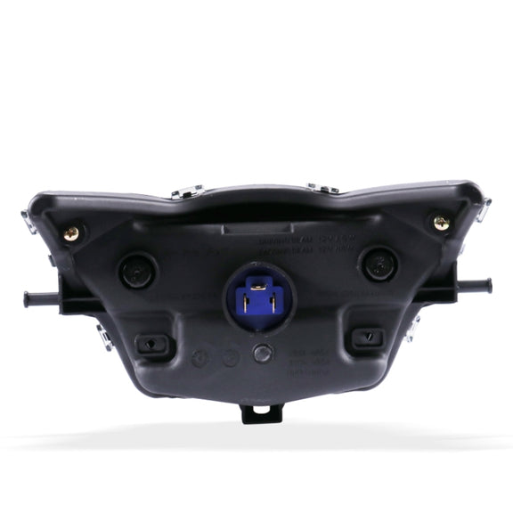Motorcycle LED Retro Headlights LED Far Near Beam Lights For Yamaha LC135 V2-V6(Transparent Glass)