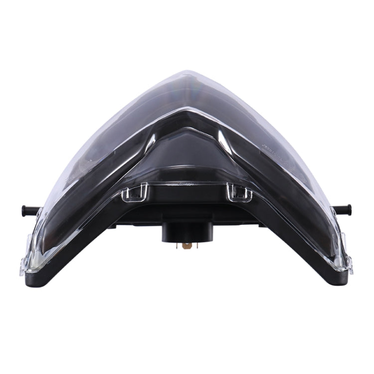 Motorcycle LED Retro Headlights LED Far Near Beam Lights For Yamaha LC135 V2-V6(Transparent Glass)