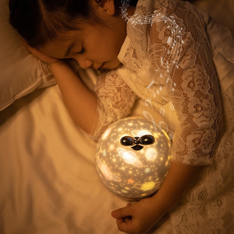 Fantasy Starry Sky Projector Night Light Atmosphere Light Valentine Day Gift, Style: Music Box