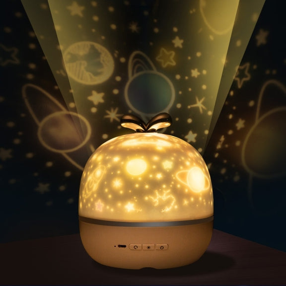 Fantasy Starry Sky Projector Night Light Atmosphere Light Valentine Day Gift, Style: Music Box