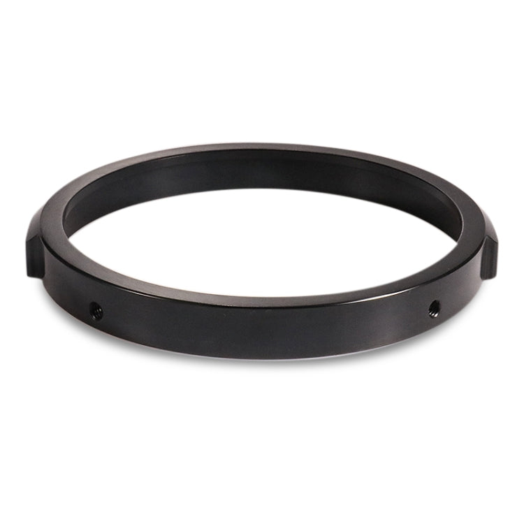5.75 Inch Round Retro Headlight Ring Motorcycle Headlight Modification Parts(Black)