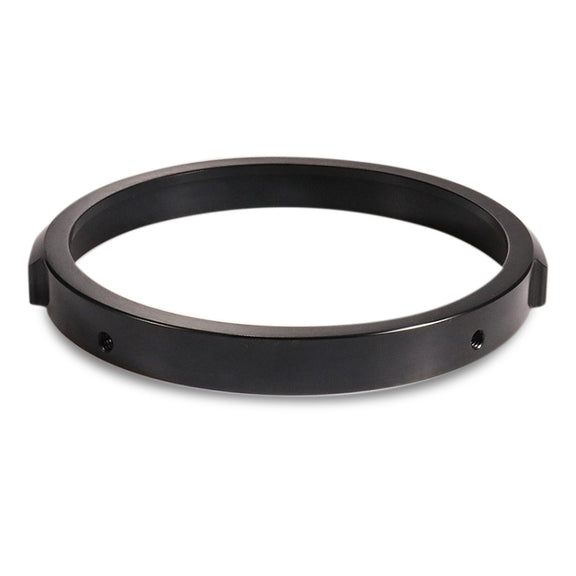 5.75 Inch Round Retro Headlight Ring Motorcycle Headlight Modification Parts(Black)